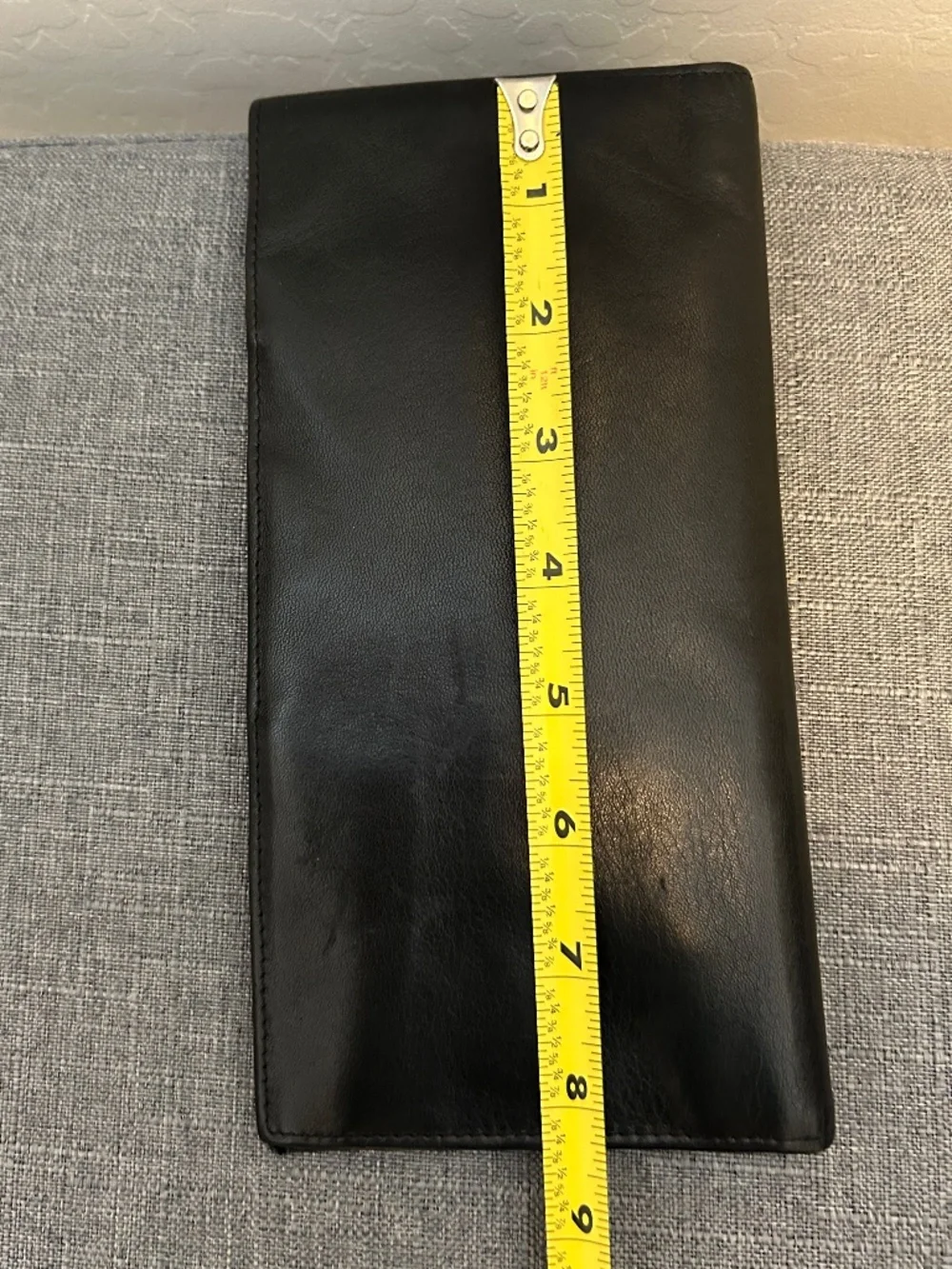 Lodis Black Leather Travel Organizer Wallet